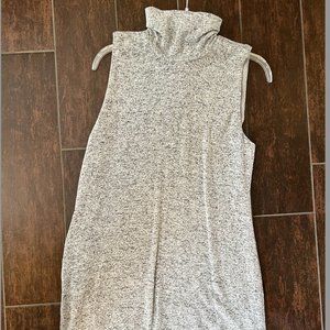 Grey Turtle Neck Dress
